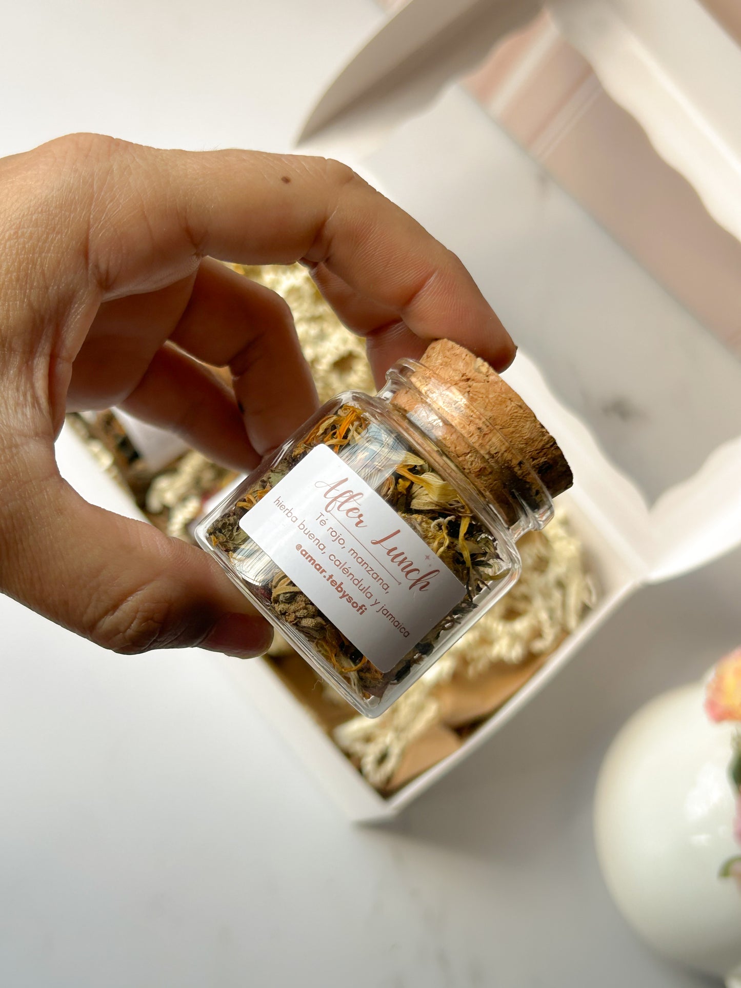 Mixed Tea Box 3 botes con té + infusor dorado