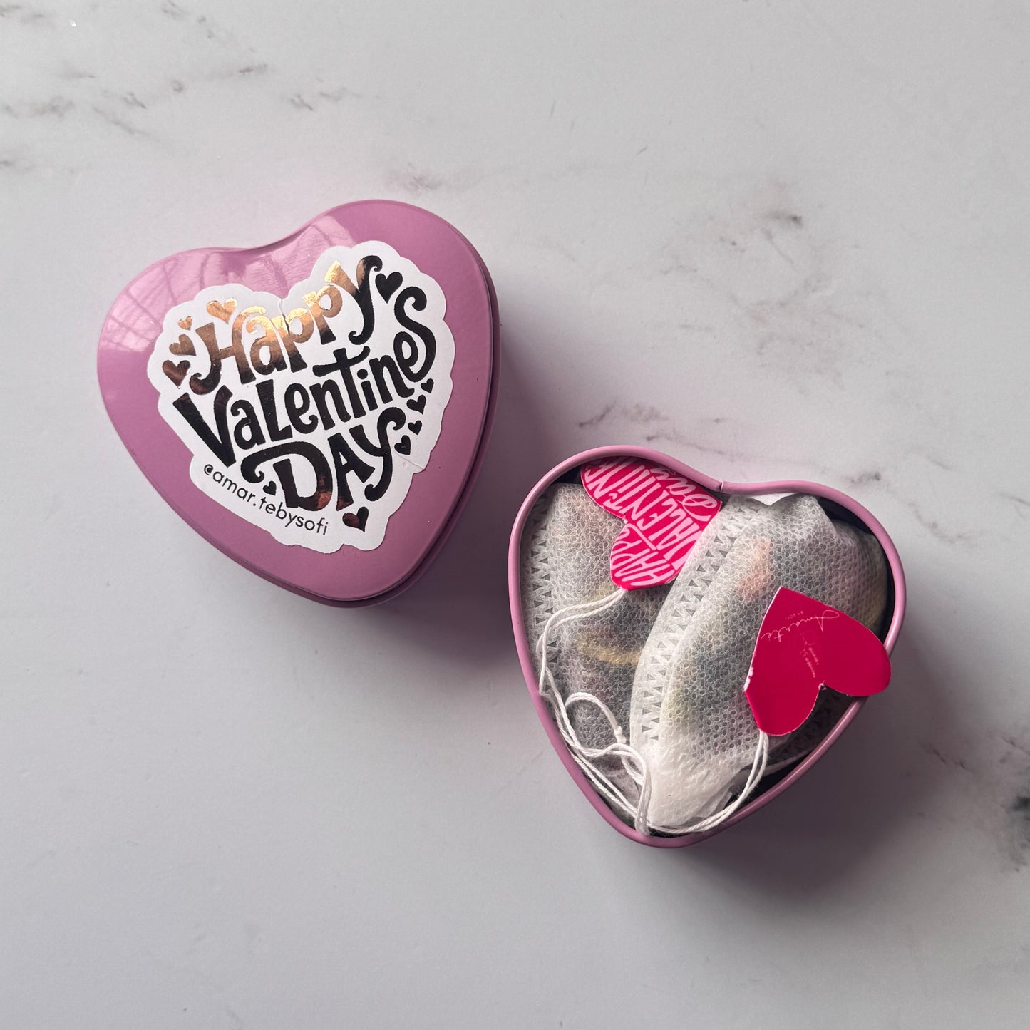 Happy Valentines Day Tea Bags 💕❤️