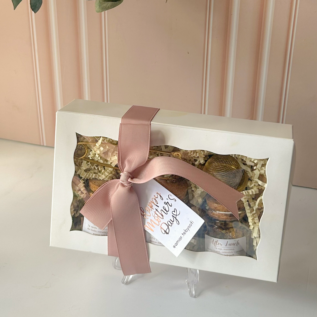 Mixed Tea Box 3 botes con té + infusor dorado